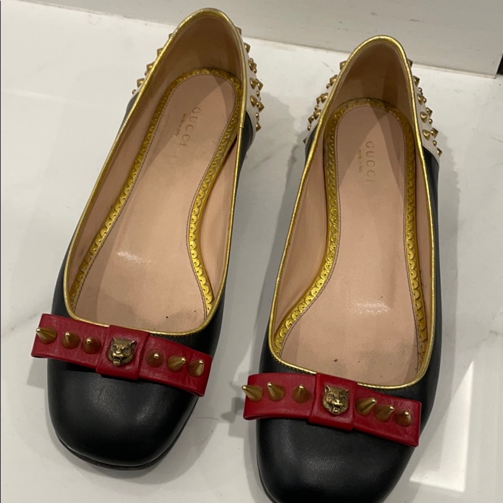Gucci Studded Flats